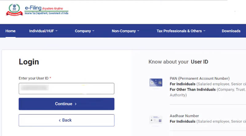 How to Check TDS Online Step 3