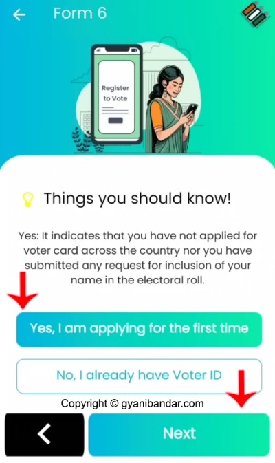 Online New Voter ID Card Kaise Banaye Step 6