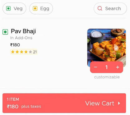 How To Order Food From Zomato App in Marathi Step 5