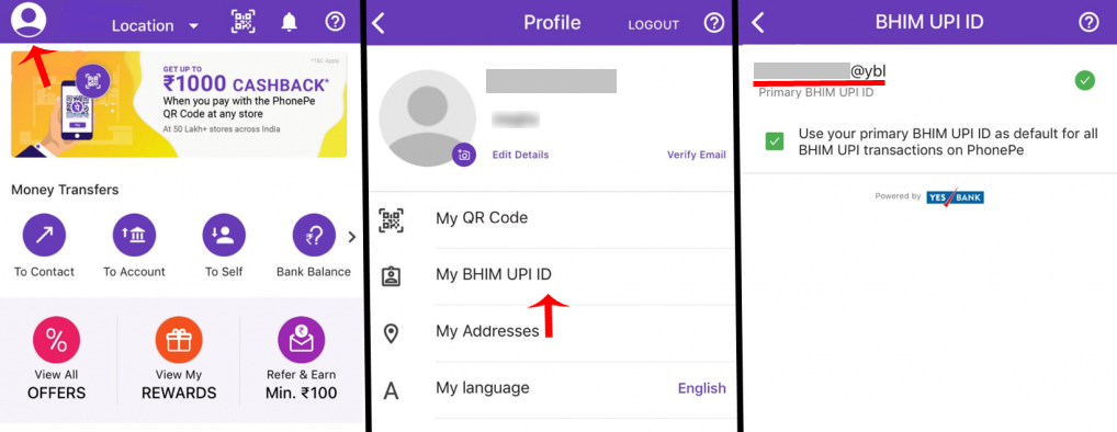How to Check UPI ID on PhonePe