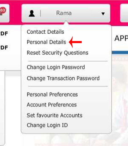 How to change Mobile Number in Axis Bank using Net Banking