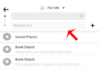 How to book Uber Cab Step 9