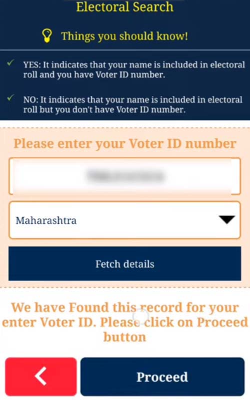 How To Link Aadhaar Card To Voter Card Step 9